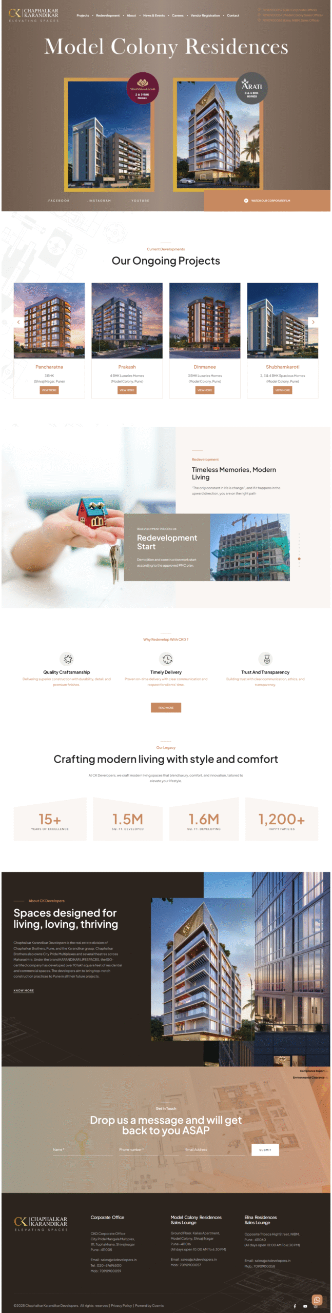 Chaphalkar Karandikar Developers full page screenshot
